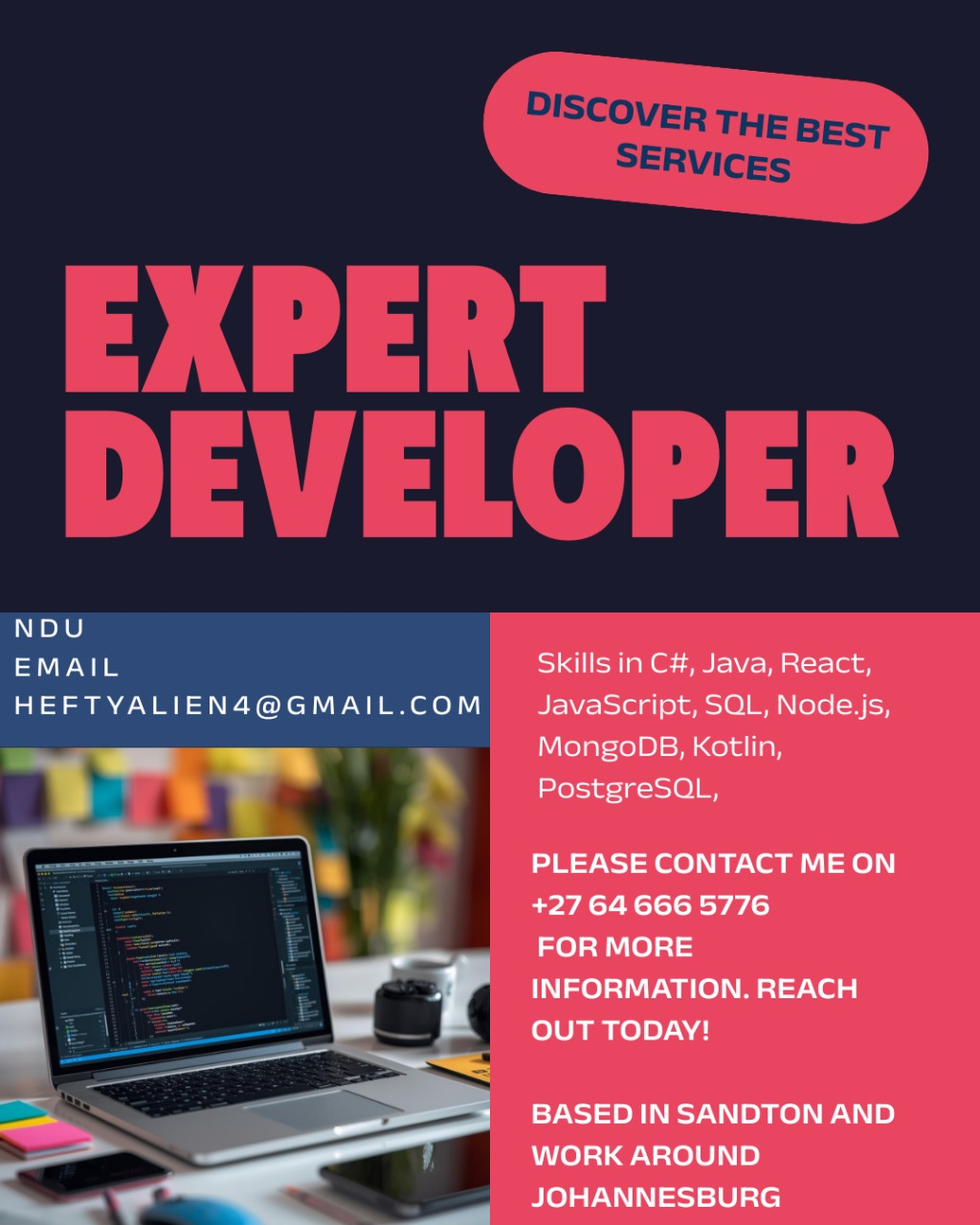 Junior Ndumiso Dlamini - Expert Developer